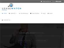 Tablet Screenshot of leasewatch.net